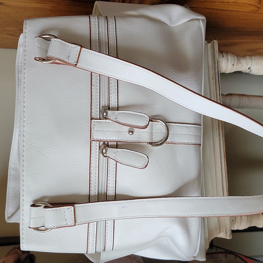 White purse